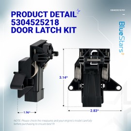 BlueStars 5304525218 Dishwasher Door Latch Compatible with Electrolux, Kenmore, Frigidaire Dishwasher, Replaces 5304525218, 154543901, 154758101, 154543901, 154722401, 5304527418, AP6783743