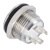 5Pcs Button Switch Stainless Steel Flat Top Button with LED
