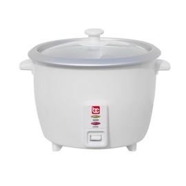 Bene Casa - Rice Cooker with Glass Lid - Includes Nonstick Aluminum Inner Pot and a 12 Hour Keep Warm Feature - Cooks Up to 12 Cups of Rice (6 Cups Uncooked)