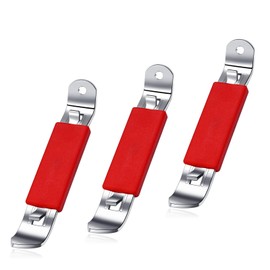3 Pieces Magnetic Bottle Openers Can Opener Classic Beer Opener Stainless Steel Small Bottle Opener Can Tapper with Magnet for Camping and Traveling HANCELANT