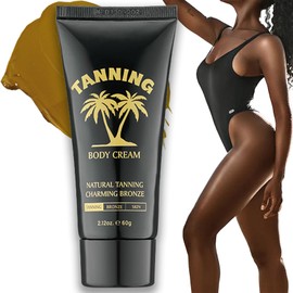 Soleneva Schnelleres Bräunungscreme, Bräunungsbeschleuniger und Selbstbräuner Gesicht Für Gesicht und Körper, Solarium Creme mit Carroten, Außenbräune Tiefe, Schnelleres Tanning, Bräunungslotion