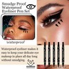 XMXueMei Double Side Liquid Winged Eyeliner Stamp,Smudge Proof Waterproof Eyeliner