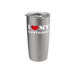 I Love My Hawthorne, I Heart My Hawthorne Stainless Steel Insulated Tumbler