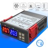 Digital Display Temperature Controller Microcomputer Intelligent Dual Control Electronic Adjustable