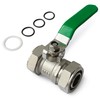 1PCS 3/4’’ Air Piping Fittings, Brass Ball Valve, 3/4’’× 3/4’’