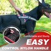 JUSTYEZI Essential Dog Harness with 3 Leash Clips - No-Pull,