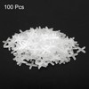 sourcing map 100pcs Tile Spacers 2.5mm Hard Plastic Cross Tiles