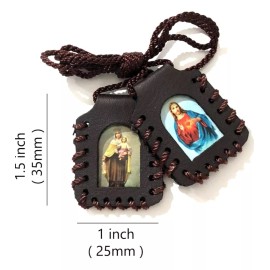 Escapularios Catolicos Amuleto Sagrado Corazon De Jesus Virgen Maria Niño Jesus