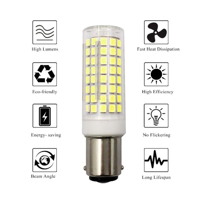 10W BA15D LED Bulbs Dimmable Corn Light Bulbs-102 LEDs 2835