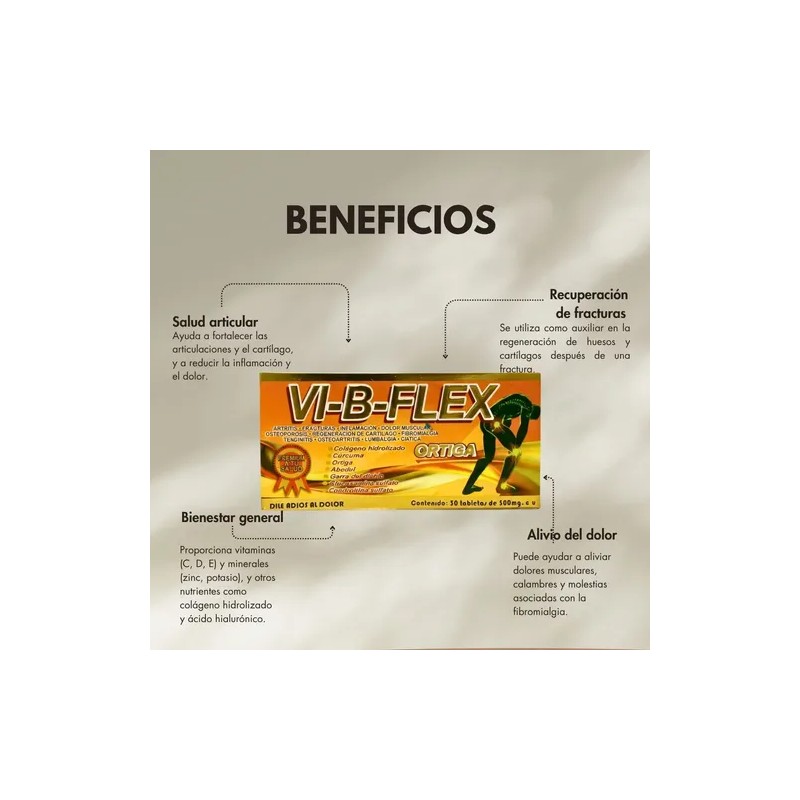 Vi-b-flex 30 Cápsulas | Articulaciones Y Flexibilidad