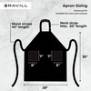 Waterproof Aprons For Men and Women - 2 Pockets -