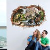 HEITIGN - Pegatinas de pared de dinosaurios 3D extraíbles con
