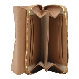 Joop! - Leather Wallet with RFID Protection, Coin Compartment and Note Compartment for Women - Wallet with Credit Card Slots - Vivace Martha Purse mh15fz, beige, Modern