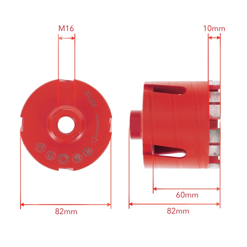 Prodiamant Premium Diamond, Core Drill for Masonry, 82mm
