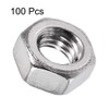 TA-VIGOR 100Pcs Hex Nuts, M3.5 Self Locking Nuts, 304 Stainless