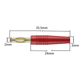20PCS 2mm Gold Plated Banana Plug for Speaker Wire, Home Theater, Wall Plates And More(Five colors choices)