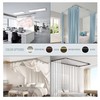 A&F Rod Décor - Caleb Multi-Angle Room Divider/Bedroom Canopy/Ceiling Rod