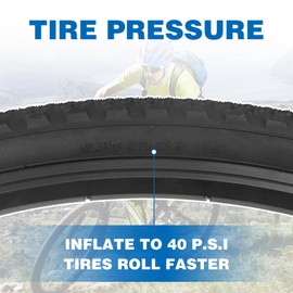 MAKELEN Road Bike Tire 700x42c 2 Pack with 2 Tubes Gravel Bike City Bike Tire Strong Grip Compatible Replacement Bicycle Tire for Bicycle Cruiser Bike Black