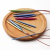 LOOEN 57pcs Aluminum Circular Knitting Needles Set with Ergonomic Handles,13