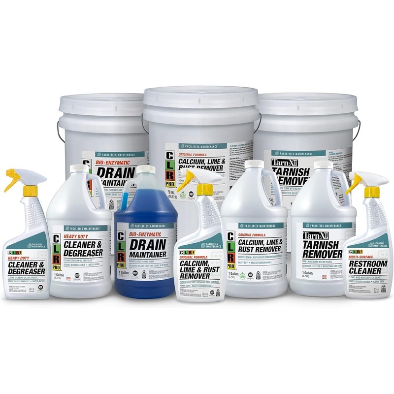 CLR PRO Calcium, Lime & Rust Remover - Quickly Removes