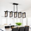 Poroulux Farmhouse Kitchen Island Lighting Black Dining Room Lights Ceiling