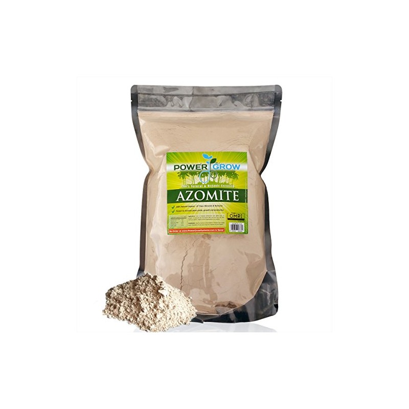 AZOMITE - Certified Organic Trace Minerals by PowerGrow (5 POUNDS)