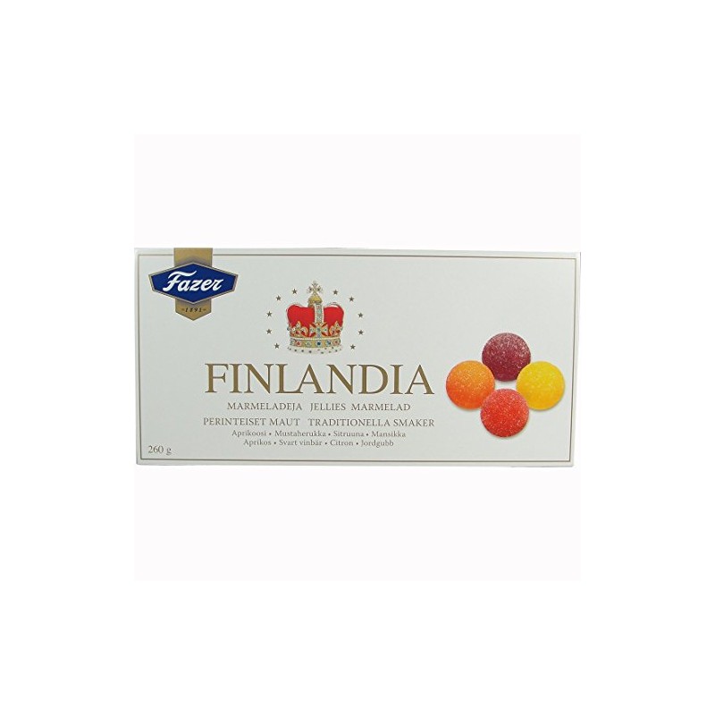 Fazer Finlandia Marmelade Jellies Gift Box 260g