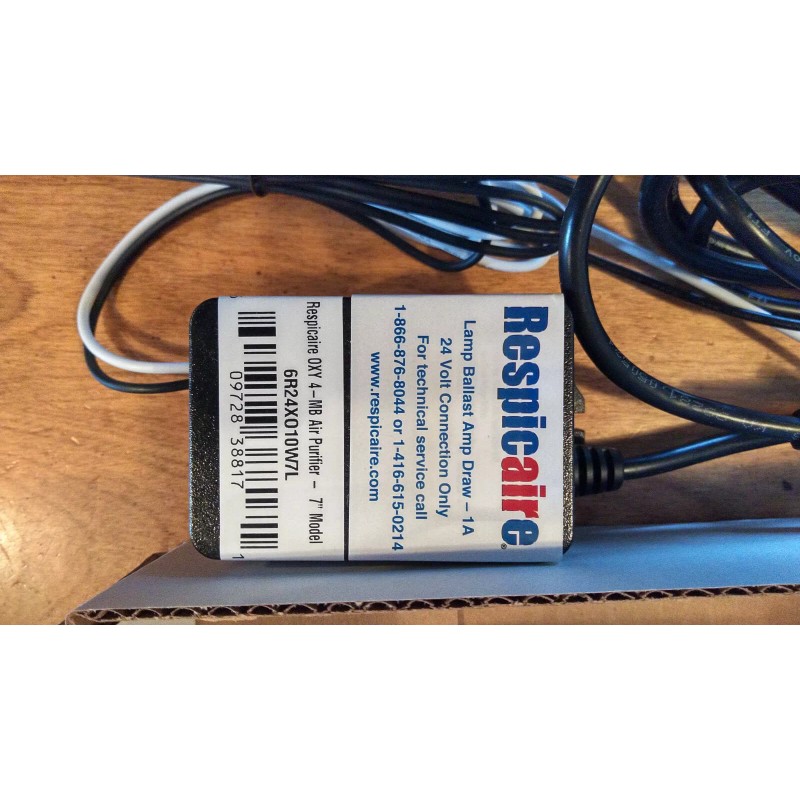 Respicaire UV lamp ballast 24 volt respicaire 6R24X010W7L