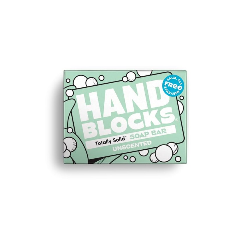 Hand Blocks: Unscented - Cold Processed Natural Soap Bars -