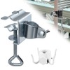 HEKOBAG Parasol Holder Balcony Stand Parasol Stand Balcony Railing Umbrella
