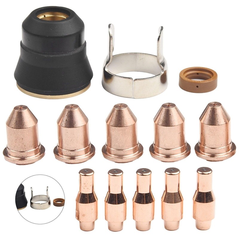 Nozzle & Electrode Replacement-Kit Compatible with Harbor Freight Titanium 45A