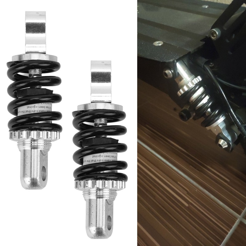 1 Pair of Shock Absorber Adjustable Damping Rear Suspension Spring