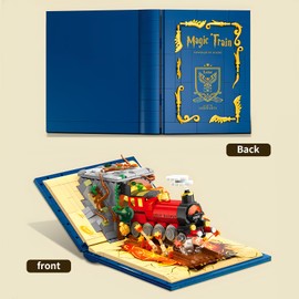 RSDHFLY Magic Light Railway Kit - 889 Safe & Fun Building Blocks for Children