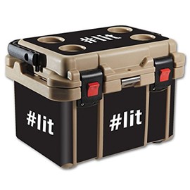 MightySkins Skin Compatible with Pelican 20 qt Cooler – Lit 2 | Protective, Durable, and Unique Vinyl Decal wrap Cover | Easy to Apply, Remove, and Change Styles | Made in The USA