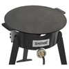 Bayou Classic Pre-Seasoned Cast Iron Campers Discada Features Detachable Legs