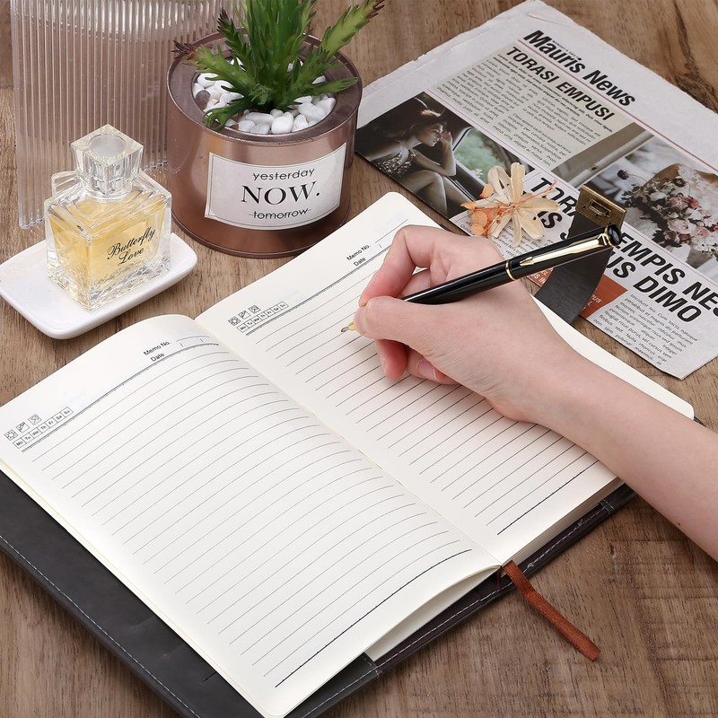 Kesote A5 Diary with Lock Leather Cover Lock Notebook Lined