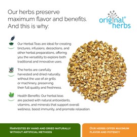 Original Herbs Alpine SWEETVETCH Tea, (HEDYSARUM ALPINUM) - 100% Pure & Natural, Wild-Crafted, Loose Leaf Herbal Tea - 50g (1.76oz) Herbal Tea