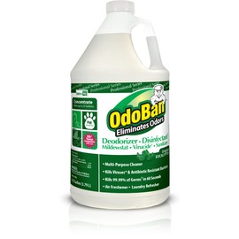 OdoBan Professional Disinfectant and Odor Eliminator Concentrate, Made in the USA, Original Eucalyptus Scent, 1 Gallon