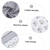 SUPVOX 4Pcs Comfortable Lovely Receiving Blanket for Newborns Soft Flannel