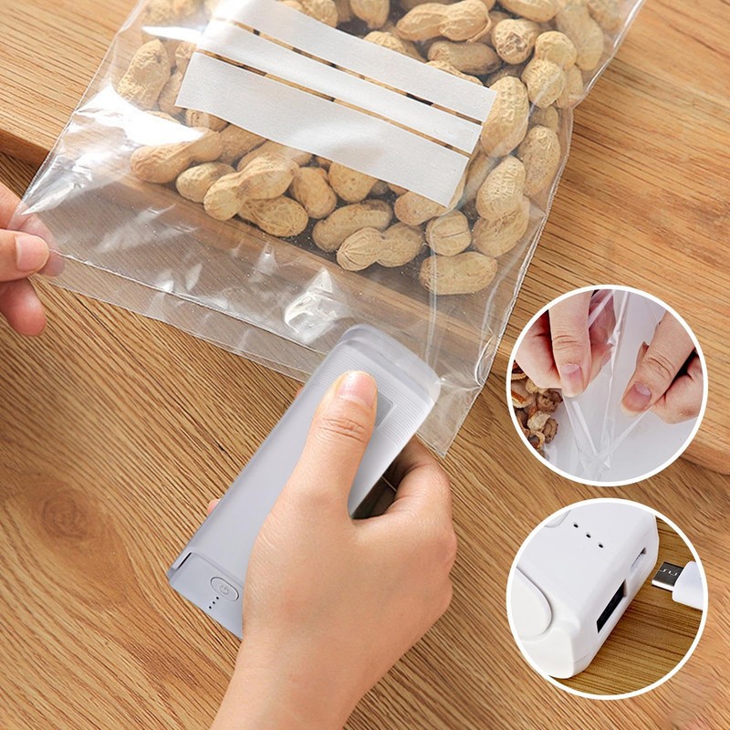 Mini Sealing Machine - Handy Packager for Food | USB