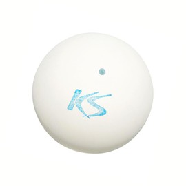 kokusai valve-action Soft Tennis Balls Practice Balls, 2 Pack of 007 KSV – White