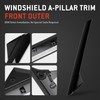 HYR A-Pillar Windshield Trim Molding Set Fit for Ford Explorer