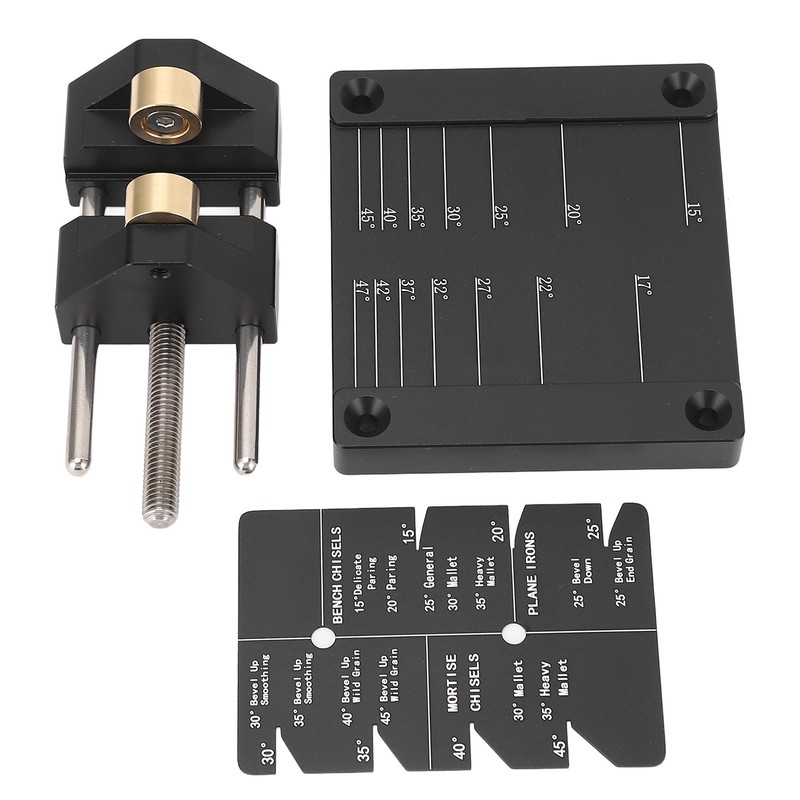 Honing Guide System Woodworking Plane Chisel Sharpening Kit Aluminum Alloy