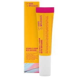 Good Molecules Vitamin C Serum with Oryzanol - Facial Serum for Firm, Youthful, Even Skin Tone - Collagen Production, Anti-Aging, and Skin Repair