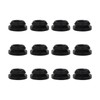 AIEX 12 Pcs RV Stove Top Grommets, Black Furnace Grommet