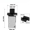 OEM MAF 3L3A-12B579-BA Mass Air Flow Sensor for Motorcraft Ford