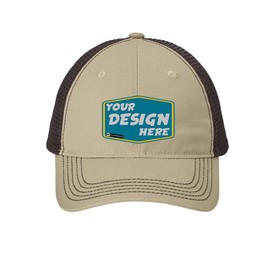 Custom Hat - District Unisex Super Soft Mesh Back Cap - Casual Mesh Back Hat