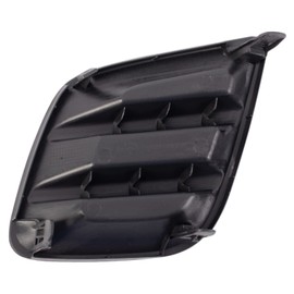 TRQ Front Right Fog Light Hole Cover Black Passenger Side Compatible with 2009-2012 Toyota RAV4 TO1039127