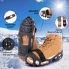 Xproutdoor Crampons Ice Cleats Snow Grips, Anti-Slip Traction Lightweight Portable