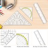APOMOONS Set Square with Handle Set Square and 1 Ruler